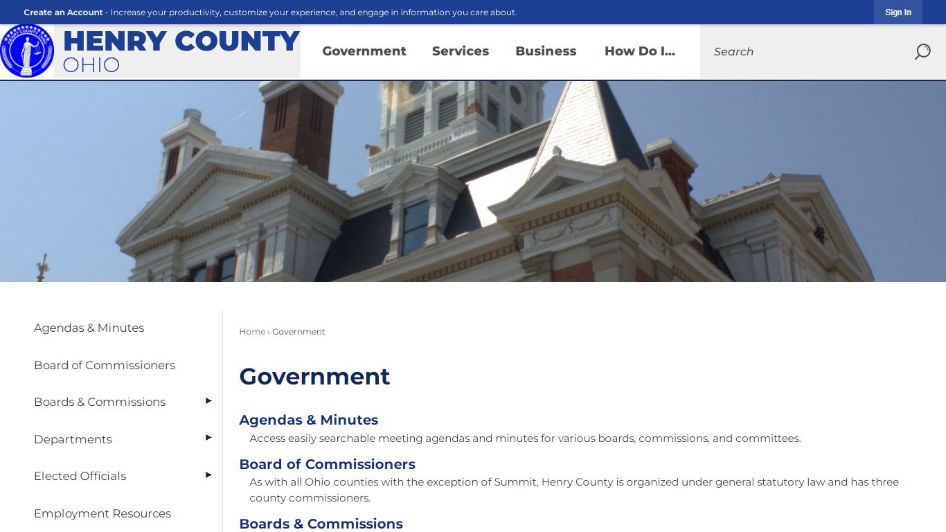 Government | Henry County, OH